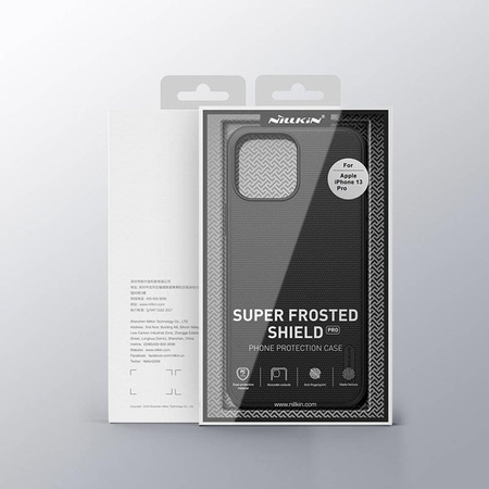Nillkin Super Frosted Shield Pro - Pouzdro pro Apple iPhone 13 Pro (Modré)