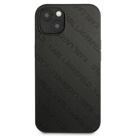 Karl Lagerfeld Perforated Allover - iPhone 13 Mini Case (black)