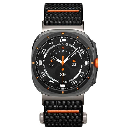 Spigen DuraPro Flex - szíj Samsung Galaxy Watch Ultra 47 mm-es órához (fekete)