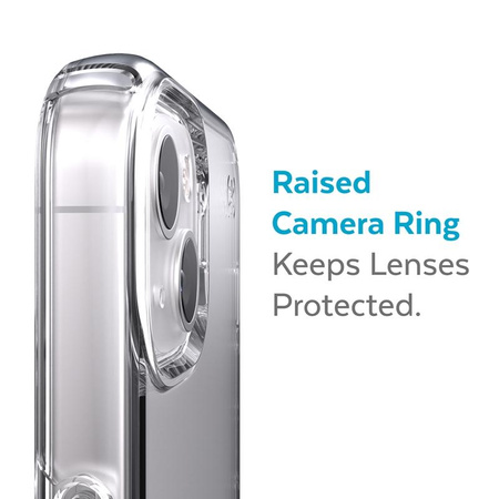 Speck Presidio Perfect-Clear - iPhone 13 Case with MICROBAN Coating (Clear)