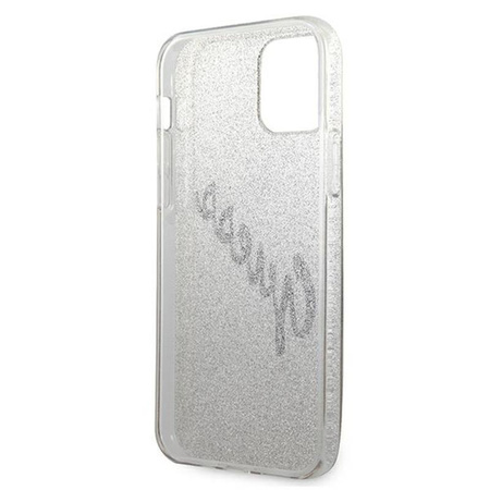 Guess Glitter Gradient Script - Coque pour iPhone 12 mini (or)