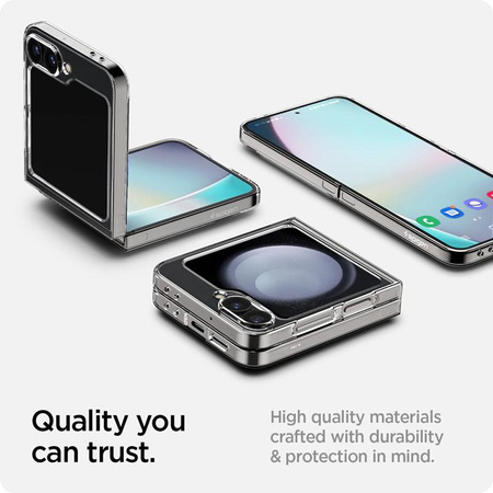 Spigen Airskin - Etui do Samsung Galaxy Z Flip 6 / 7 FE (Crystal Clear)