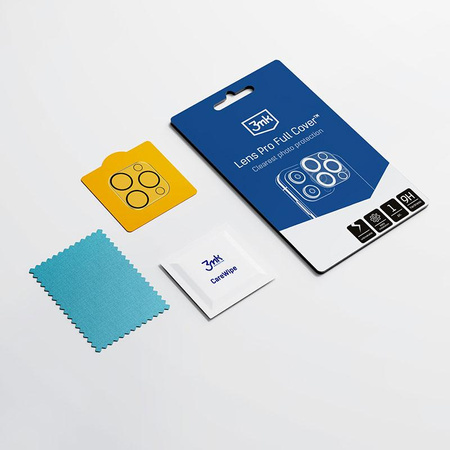 3mk Lens Pro Full Cover - Camera Lens Glass for iPhone 15 Pro / 15 Pro Max