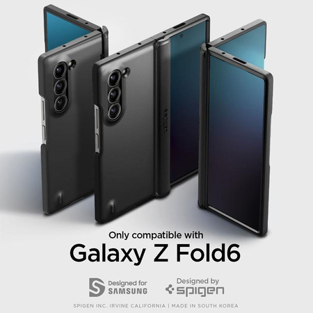 Spigen Slim Armor Pro - Etui pour Samsung Galaxy Z Fold 6 (Noir)