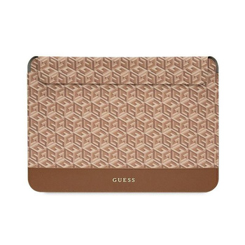 Guess GCube Stripes Computer Sleeve - 16" Notebooktasche (braun)