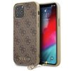Guess 4G Charms Collection - iPhone 12 / iPhone 12 Pro tok (barna)