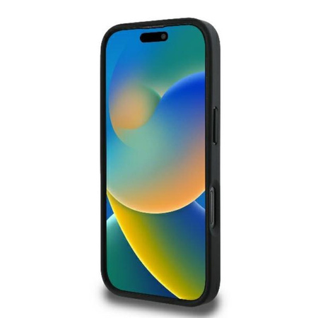 Karl Lagerfeld Monogram Karl Head Pin - Hülle für iPhone 16 Pro (schwarz)