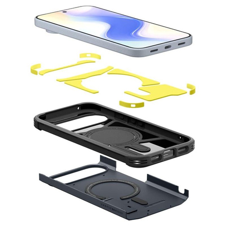 ETUI DO GOOGLE PIXEL 10 | 10 PRO do MAGSAFE SPIGEN ARMOR ORYGINALNE GRANAT