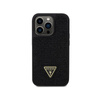 Guess Rhinestone Triangle - pouzdro pro iPhone 14 Pro (černé)