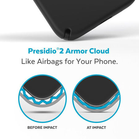 Speck Presidio2 Pro - Antibakteriális tok iPhone 14 Plus készülékhez (fekete / fekete / fehér)