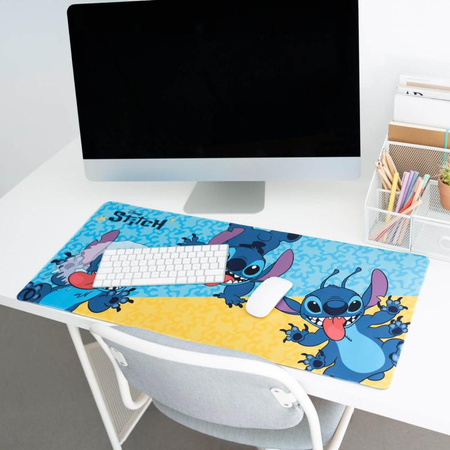 WODOODPORNA MATA STITCH NA BIURKO Disney ANTYPOŚLIZGOWA PODKŁADKA XXL