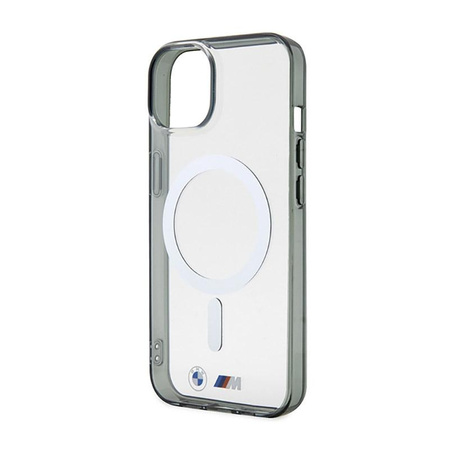 BMW Silver Ring MagSafe - iPhone 14 Plus Case (Transparent)