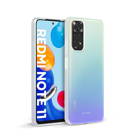 Crong Crystal Slim Hülle - Xiaomi Redmi Note 11/11S Gehäuse (Transparent)