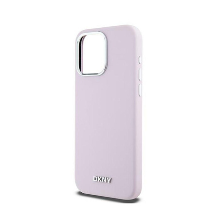 DKNY Liquid Silicone Small Metal Logo MagSafe - iPhone 14 Pro Max Case (pink)