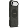 ETUI DO IPHONE AIR do MAGSAFE GUESS ORYGINALNE CZARNE SKÓRZANE MODNE CASE