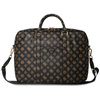 Guess 4G Peony Front Pocket Zipper Triangle Logo - 16" Notebook Bag (black)