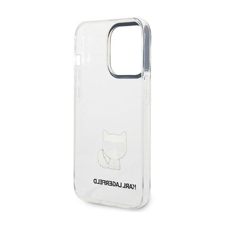 Karl Lagerfeld Choupette Body - iPhone 14 Pro Max Case (transparent)
