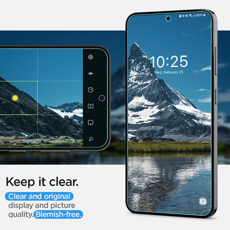 Spigen Neo Flex 2-Pack - Folia ochronna 2 szt. do Samsung Galaxy S24 (Przezroczysty)