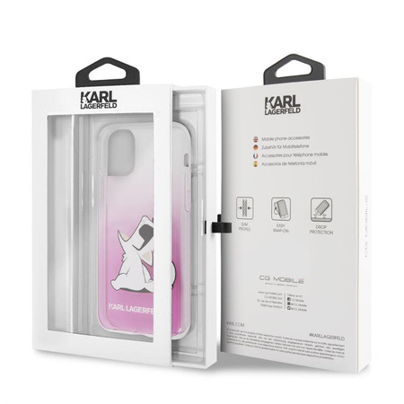 Karl Lagerfeld Choupette Fun Sunglasses - Etui iPhone 11 Pro (różowy)