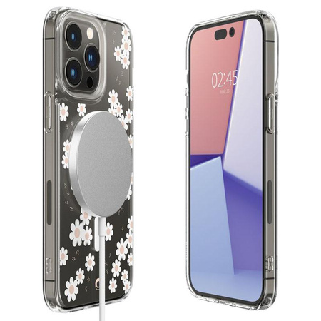 Spigen Cyrill Cecile MagSafe - Etui do iPhone 14 Pro (White Daisy)