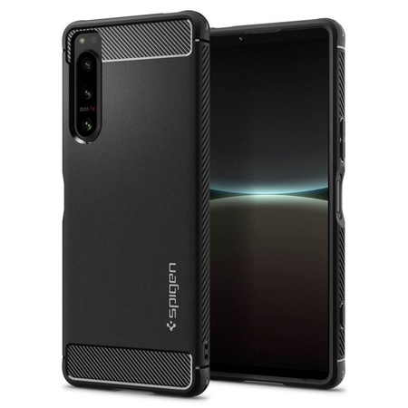 Spigen Rugged Armor - Gehäuse für Sony Xperia 5 IV (Schwarz)