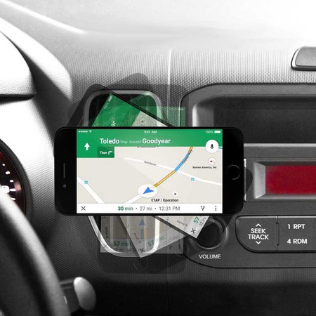 Spigen Magnetic Car Mount Holder QS11 – Autohalterung (Schwarz)