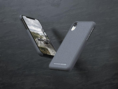 Nordic Elements Original Idun - Materialhülle für iPhone XR (Mittelgrau)