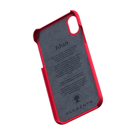 Nordic Elements Saeson Idun - Coque en matériau iPhone Xs / X (Rouge)