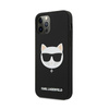 Karl Lagerfeld Choupette Head Silicone - iPhone 12 Pro Max Case (black)