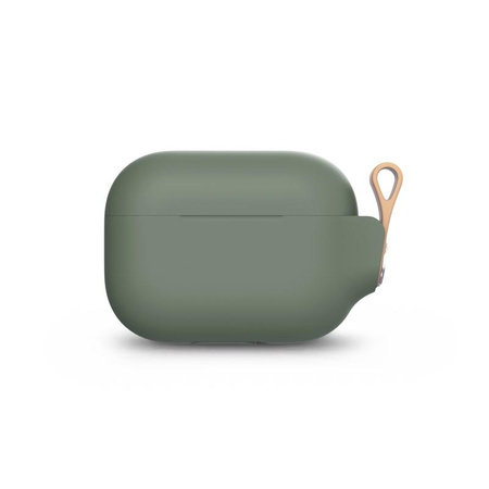Moshi Pebbo - AirPods Pro Tasche mit abnehmbarer Handschlaufe (Mintgrün)