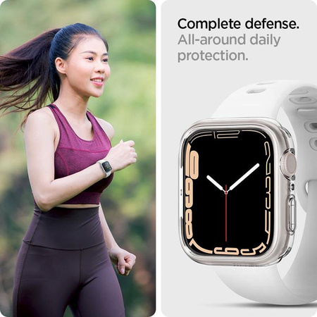 Spigen Liquid Crystal - Pouzdro pro Apple Watch 41 mm (Průhledné)