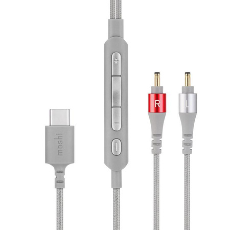 Moshi Avanti C - Słuchawki nauszne USB-C 24-bit/DAC (Onyx Black)