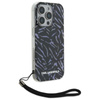 Karl Lagerfeld Zebra avec cordon - Coque iPhone 16 Pro Max (violet)