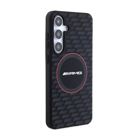 AMG Silicone Carbon Pattern MagSafe - Samsung Galaxy S24 Hülle (Schwarz)