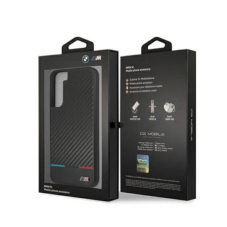 BMW M Collection Triangles - pouzdro pro Samsung Galaxy S22+ (černé)