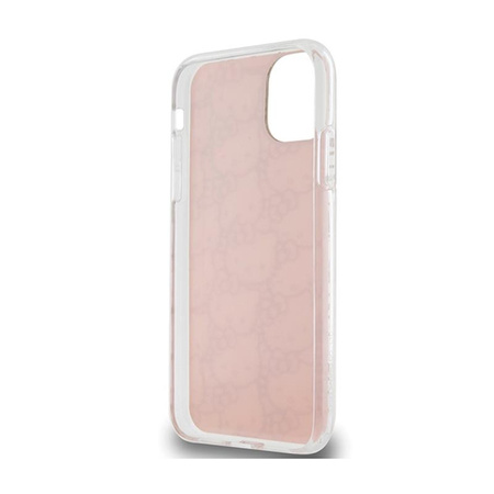 Hello Kitty IML Gradient Electrop Crowded Kitty Head - iPhone 11 Fall (rosa)