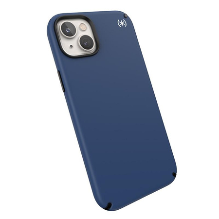 Speck Presidio2 Pro - Antibacterial iPhone 14 Plus Case (Coastal Blue / Black / White)