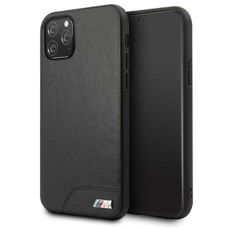 BMW Glattes PU-Leder - iPhone 11 Pro Tasche (schwarz)