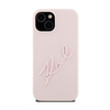 Karl Lagerfeld Silicone Karl Script - Coque iPhone 15 (rose)