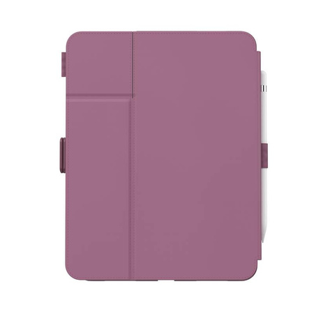Speck Balance Folio - Étui pour iPad 10.9" (2022) avec MICROBAN avec aimant et support (Plumberry/Pourpre écrasé/Rose)