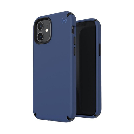 Speck Presidio2 Pro - pouzdro pro iPhone 12 / iPhone 12 Pro s povrchovou úpravou MICROBAN (Coastal Blue/Stormblue)