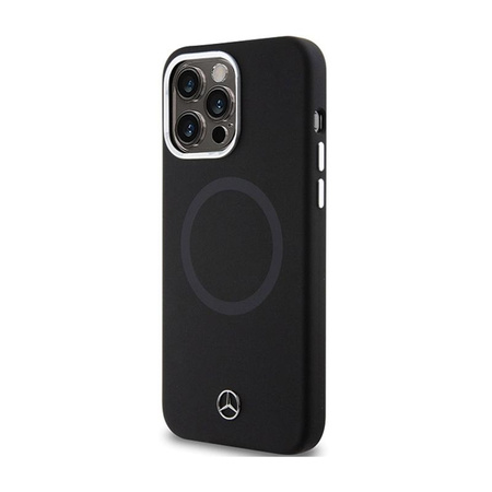 Mercedes Silicone Bicolor MagSafe - iPhone 15 Pro Case (black)