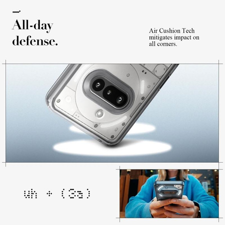 Spigen Ultra Hybrid - Etui do Nothing Phone 3a (Space Crystal)