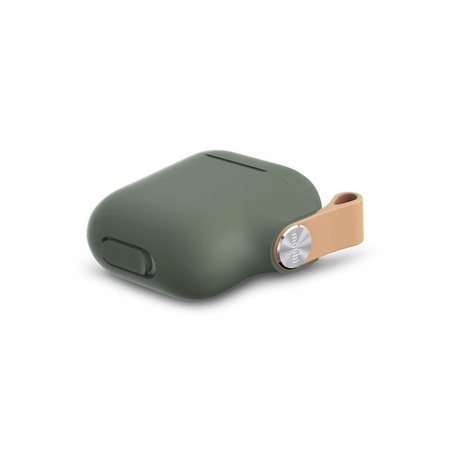 Moshi Pebbo - AirPods-Tasche mit abnehmbarer Handschlaufe (Mintgrün)