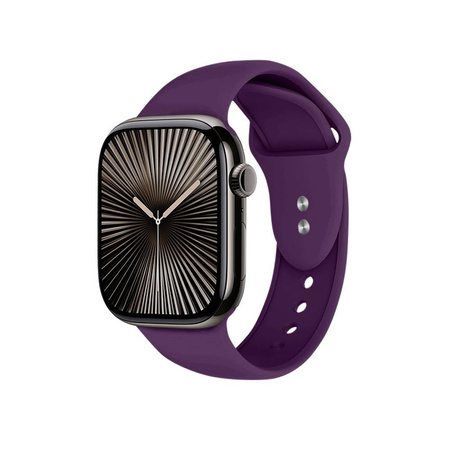 Crong Liquid - Řemínek pro Apple Watch 38/40/41/42 mm (švestka)