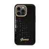 Guess Croco Collection - Coque pour iPhone 14 Pro Max (noir)
