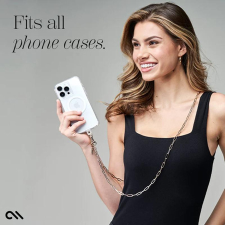 Řetízek Case-Mate Phone Crossbody Chain - šňůrka / řetízek přes rameno pro telefon (zlatý)