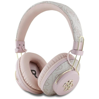 Guess Metal 4G Logo - ENC Casque intra-auriculaire sans fil Bluetooth (rose)