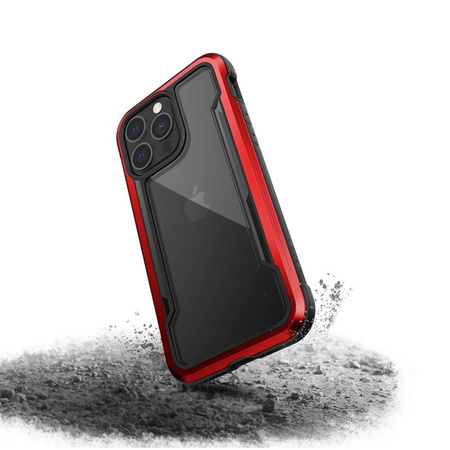 X-Doria Raptic Shield Pro - iPhone 13 Pro Case (Anti-bacterial) (Red)