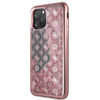 Guess 4G Peony Liquid Glitter - Coque iPhone 11 Pro Max (rose)